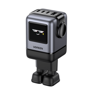 CARGADOR-PARA-MOVIL-VARIOS-ROBOT-USB-A-3C-100W-GREY