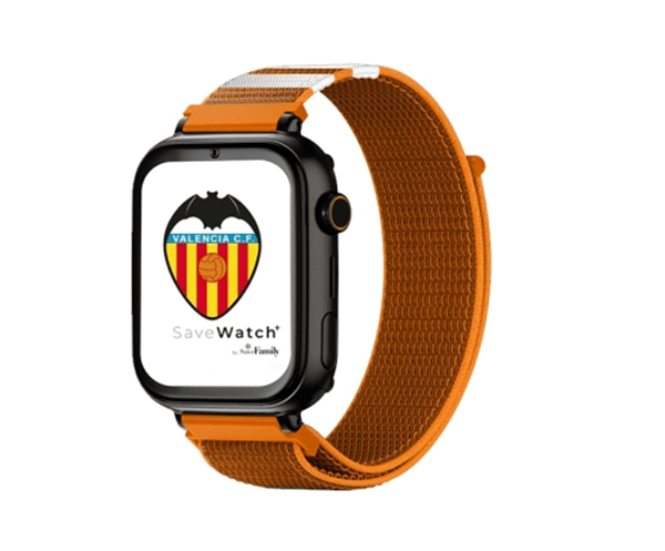 Save Family PLUS SmartWatch Ed Valencia Negro Correa Tela Naranja NO INCLUYE SIM