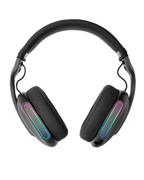 HEADSET BLUETOOTH MARS GAMING MHWPRO 7.1 TECNOLOGIA 3D BT 2.4GHz JACK 3.5mm ARGB BAT 40h NEGRO