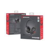 Miniatura 10 de AURICULARES GAMING GENESIS RADON 800 7.1 VIRTUAL MINI JACK, USB NEGRO