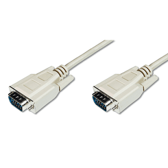 VGA Monitor connection cable  HD15 M/M  1.8m  3CF/4C  be