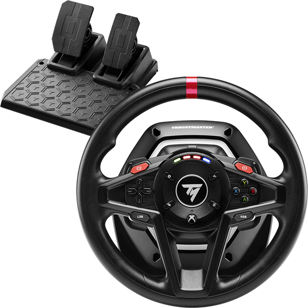 thrustmaster volante + pedales t128 para xbox   pc