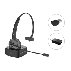 HEADSET BLUETOOTH CONCEPTRONIC CON BASE DE CARGA ADAPTADOR BLUETOOTH INCLUIDO POLONA03BDA
