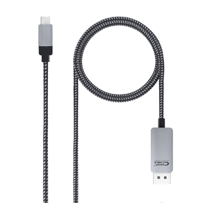 Nanocable-Cable-conversor-USB-C-M-a-DP-M-1.8-m