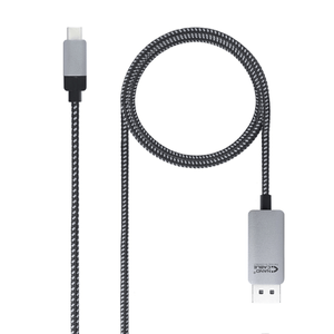 Nanocable-Cable-conversor-USB-C-M-a-DP-M-1.8-m