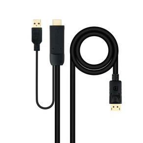 Nanocable-Cable-Conversor-HDMI-M-a-DP-M-18-m