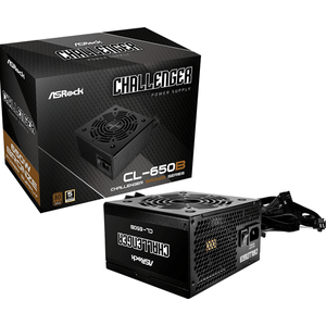 Fuente Alimentación 650W ASROCK  Challenger CL-650B 12 cm 80 PLUS Bronze