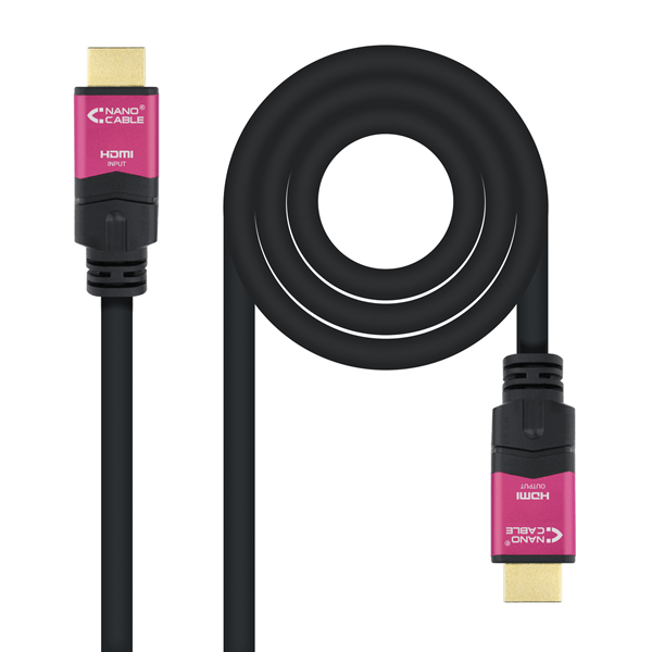 nanocable cable hdmi v2.0 4k 60hz m m 15m
