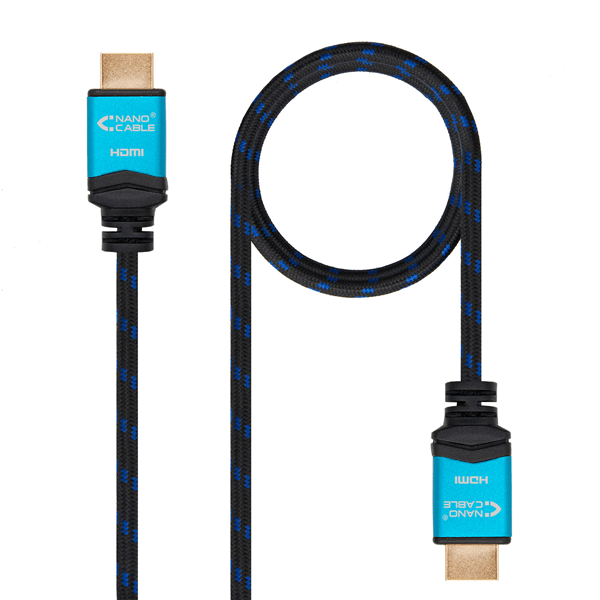 Nanocable Negro Cable Hdmi Nano Cable Hdmi A/M - Hdmi A/M V2.0 0,5M Alta 4K