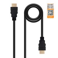 Miniatura 2 de CABLE HDMI V2.0 4K 60Hz 18Gbps A/M-A/M NEGRO 0.5M