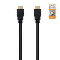 Miniatura 3 de CABLE HDMI V2.0 4K 60Hz 18Gbps A/M-A/M NEGRO 0.5M