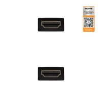 Miniatura 4 de CABLE HDMI V2.0 4K 60Hz 18Gbps A/M-A/M NEGRO 0.5M