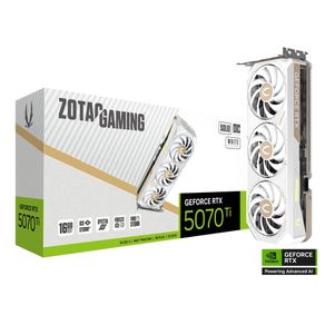 ZOTAC GeForce RTX 5070Ti 16GB Solid Core OC White