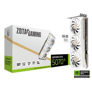 ZOTAC GeForce RTX 5070Ti 16GB Solid Core OC White