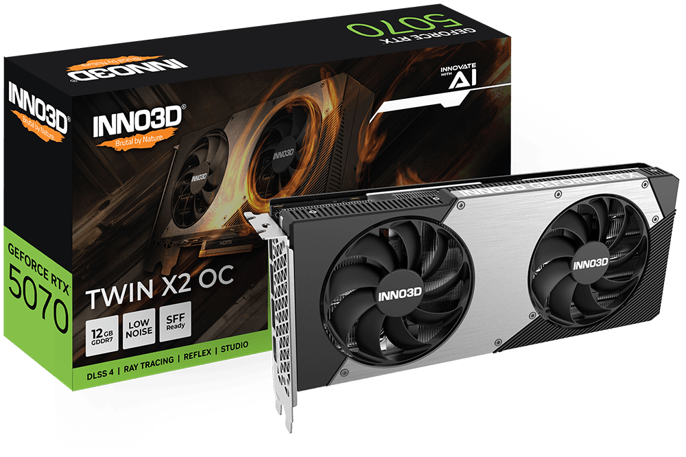 INNO3D NVIDIA GeForce RTX 5070 12GB GDDR7 HDMI DPORT
