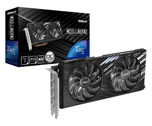 Tarjeta Gráfica ASROCKArc A750 GDDR6 8GB