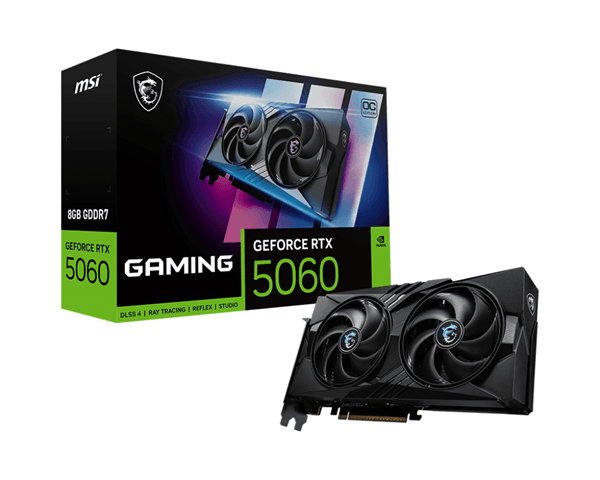 msi nvidia geforce rtx 5060 8gb gddr7 hdmi dport