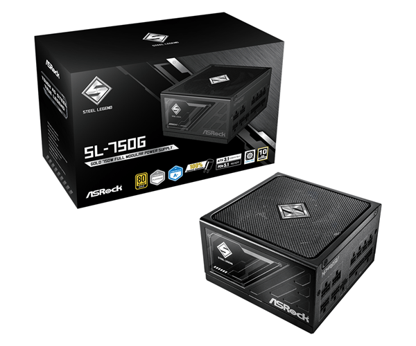 Fuente Alimentación 1000W ASROCK SL-1000G Steel Legend 80 PLUS Gold Fully-Modular Negro