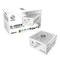 Miniatura 2 de Fuente Alimentación 1000W ASROCK  SL-1000GW Steel Legend 80 PLUS Gold Fully-Modular Blanco