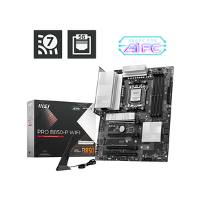 PLACA MSI PRO B850-P WIFI,AMD,AM5,B850,4DDR5,256GB,1HDMI+1USB4,4SATA3+3M.2,5GBLAN+WIFI7+BT5.4,4USB3.2,ATX