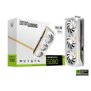 Tarjeta Gráfica Zotac GAMING GeForce RTX 5080 SOLID OC NVIDIA 16 GB GDDR7 DLSS4