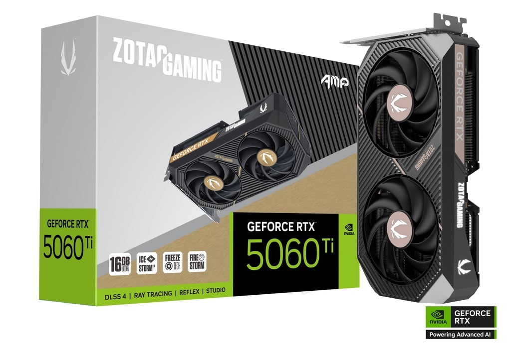 ZOTAC NVIDIA GeForce RTX 5060 Ti 16GB GDDR7 HDMI DPORT