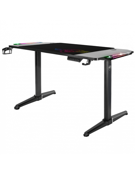 mesa gaming spirit of gamer headquarter 800 rgb regulable negro