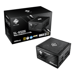 Fuente Alimentación 650W ASROCK  SL-650G Steel Legend 80 PLUS Gold Fully-Modular Negro
