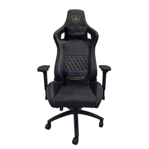 SILLA-GAMER-PRO-KEEP-OUT-XSPRO-HAMMER-GOLD-BLACK-CUERO-SINTETICO-DE-ALTA-CALIDAD-ELEVADOR-80mm-REPOS