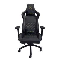 Miniatura 2 de SILLA GAMER PRO KEEP OUT XSPRO HAMMER GOLD BLACK CUERO SINTETICO DE ALTA CALIDAD ELEVADOR 80mm REPOS