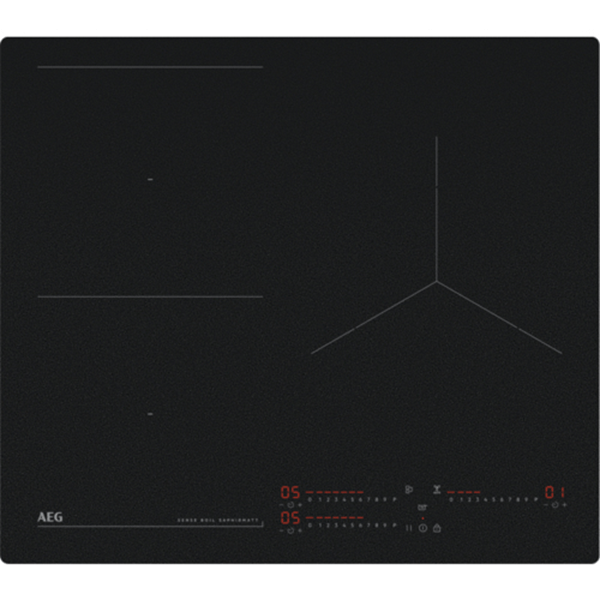 VITROCERAMICA INDUCCION AEG TI63IQ10IZ 3 ZONAS COCCION ANCHO 60 CM
