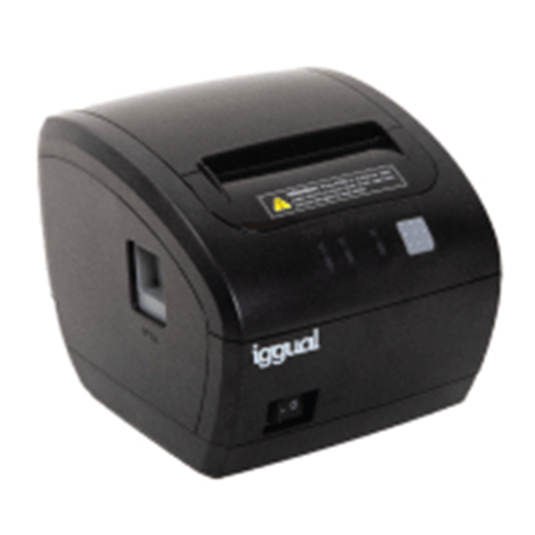 iggual Impresora térmica TP EASY 80 USB+RJ11 negra
