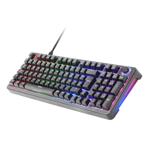 Mars Gaming Tecl. MKPROYES Silent Switch RGB Negro