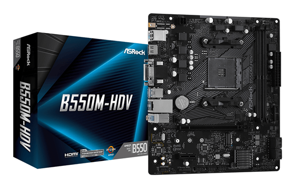 asrock amd  b550m-hdv socket am4