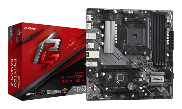asrock amd  b550m phantom gaming 4 socket am4
