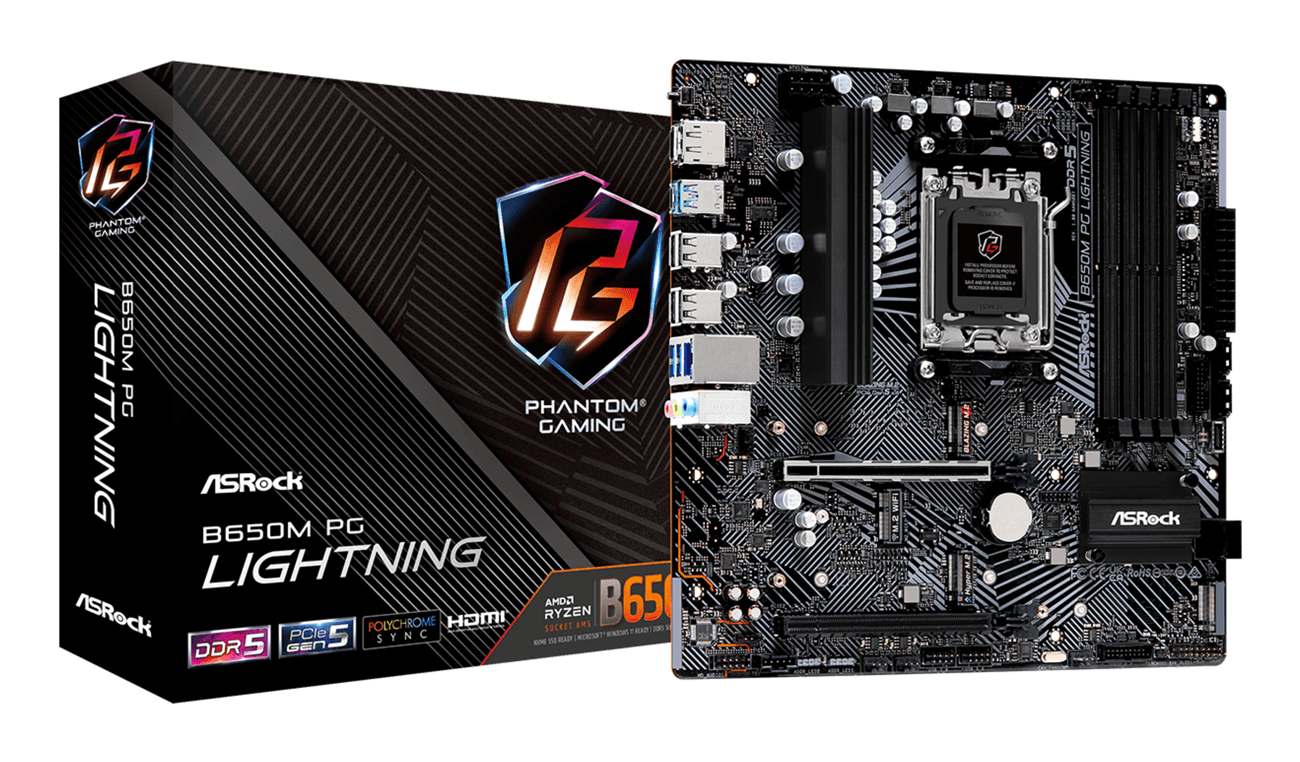 ASROCK AMD B650M PG Lightning Socket AM5