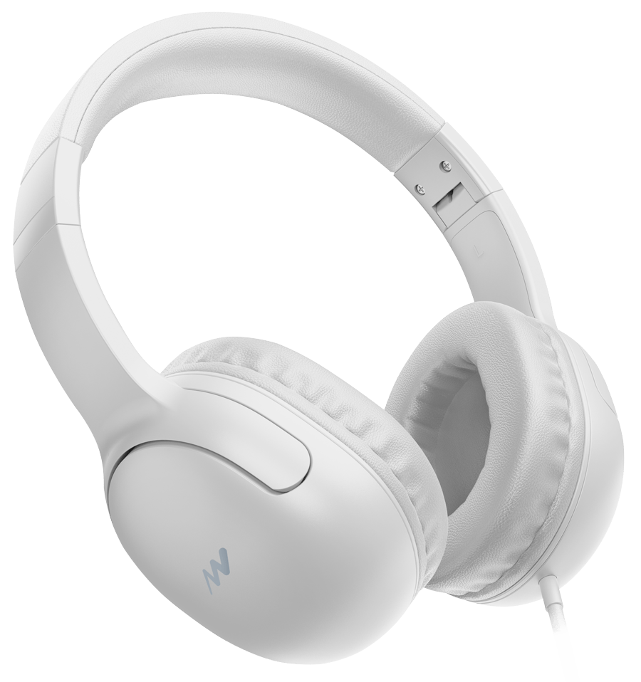 AURICULARES + MICRO NETWAY HT8770 PLEGABLE BLANCO