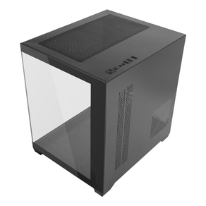 CAJA-MICROATX-CUBE-MARS-GAMING-MC-VIEW2-NEGRA-CRISTAL-CONTINUO-GPU-330mm-1x3.5-3x2.5