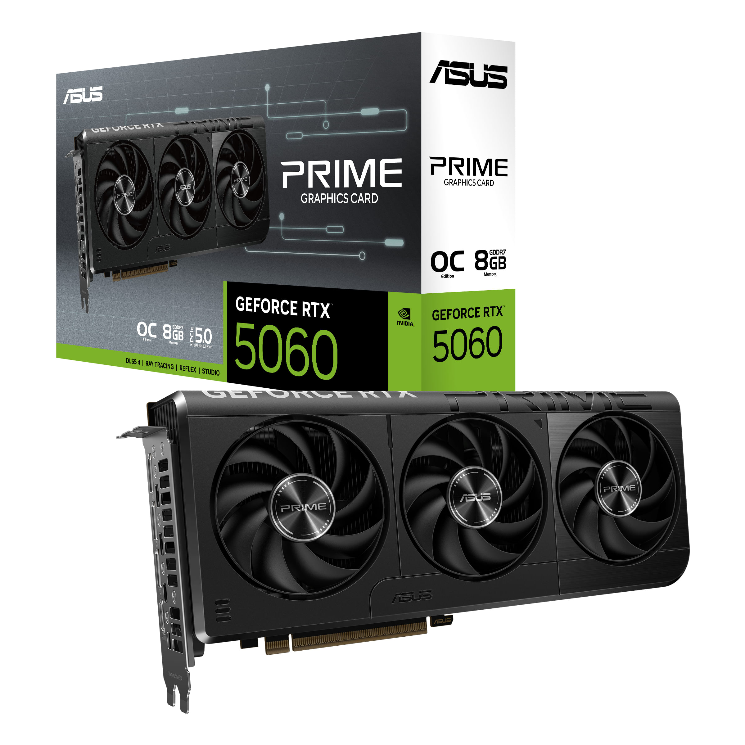 ASUS PRIME GeForce RTX 5060 OC Edition 8GB GDDR7 DLSS4