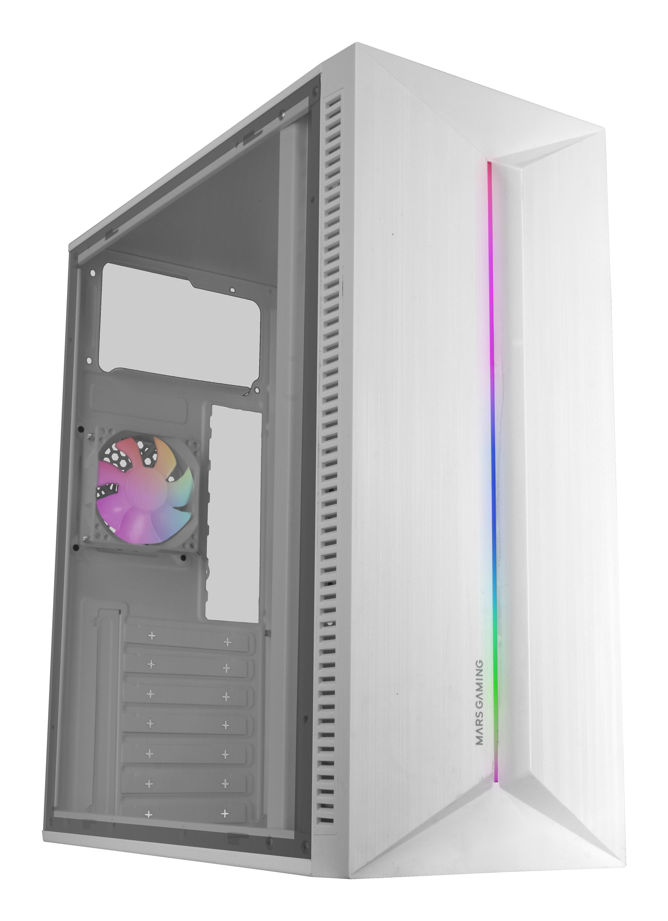 MARS GAMING MC-Blaze RGB Blanco