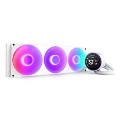 NZXT Kraken Elite 420 RGB LCD Display Blanco Refrigeración Líquida