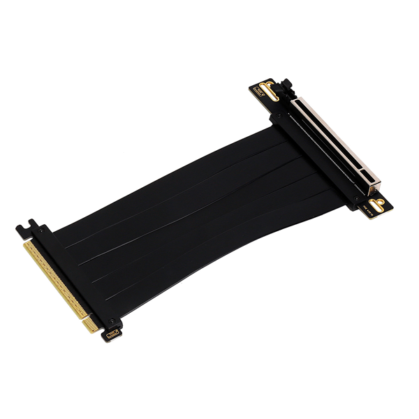 cable extensión abysm riser pcie 4.0 x16 negro