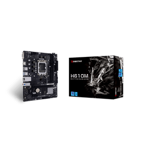 PLACA BASE BIOSTAR Intel H610M H610MHC 2.0 DDR4, LGA1700, GbE LAN, M.2, Dual