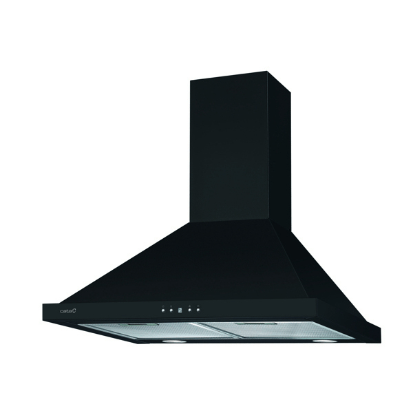 CAMPANA CONVENCIONAL CATA BETA PRO 7000 BK ANCHO 70 CM INOX