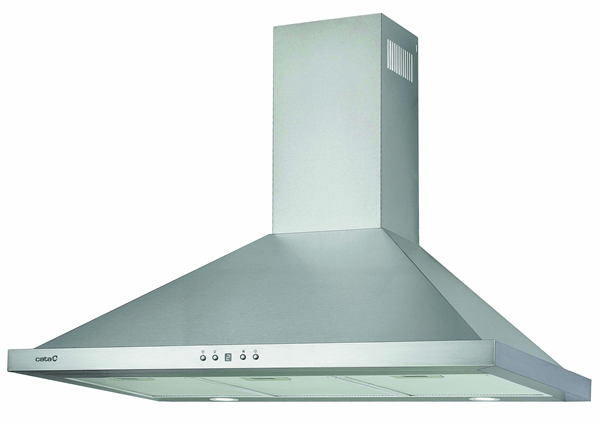 CAMPANA CONVENCIONAL CATA BETA PRO 9000 X ANCHO 90 CM INOX