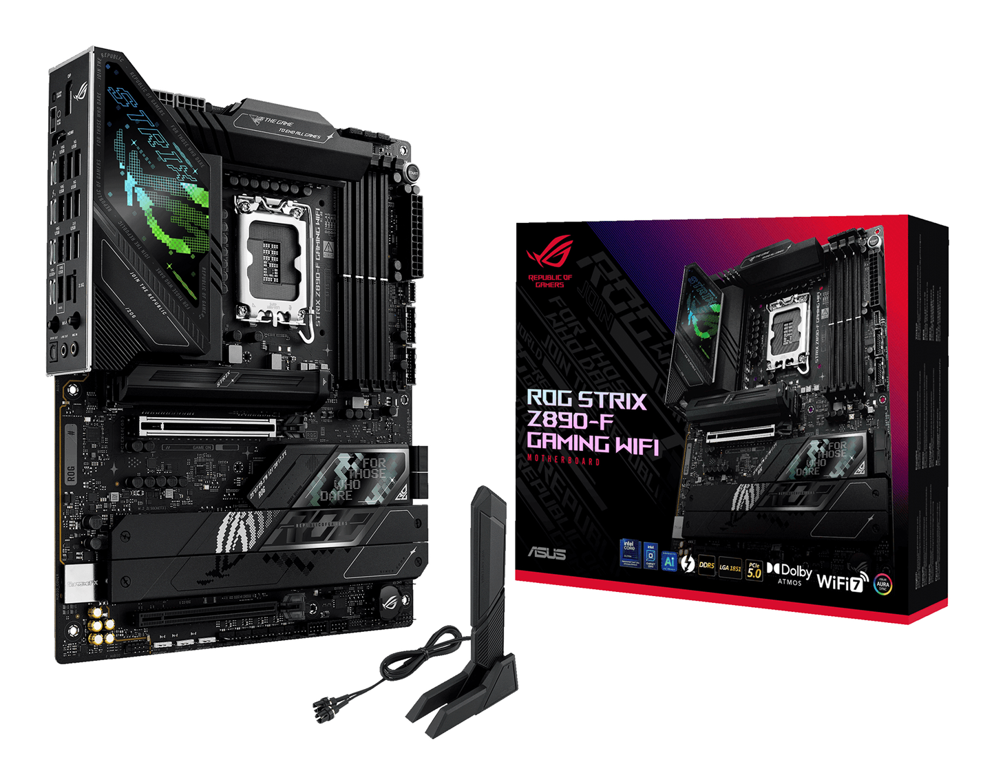 asus intel  rog strix z890-f gaming wifi lga 1851 (socket v1)