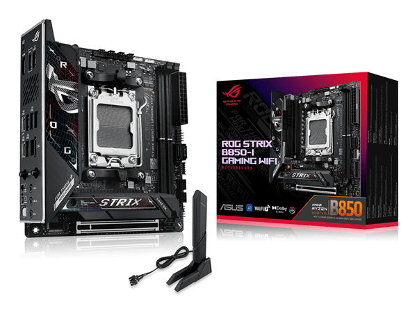 asus amd  rog strix b850-i gaming wifi socket am5
