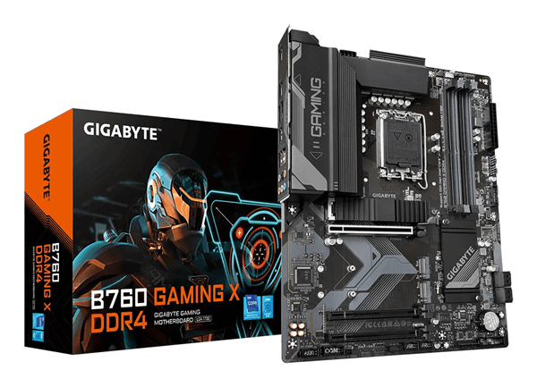 gigabyte b760 gaming x placa base ddr4 - soporta cpus intel core de 14ª generación, vrm digital de 8+1+1 fases, hasta 5333mhz ddr4 (oc), 3xpcie 4.0 m.