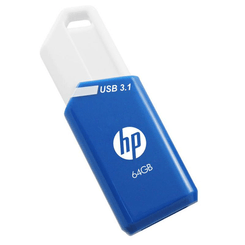 Pendrive hp 64gb usb 3.1 x755w azul blanco HPFD755W-64