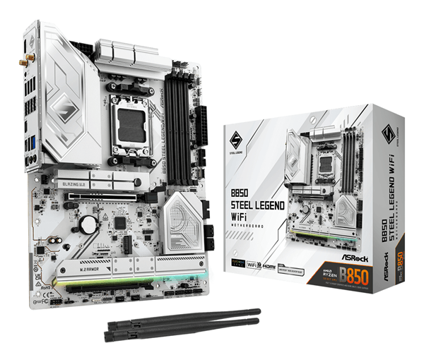 asrock amd  b850 steel legend wifi socket am5